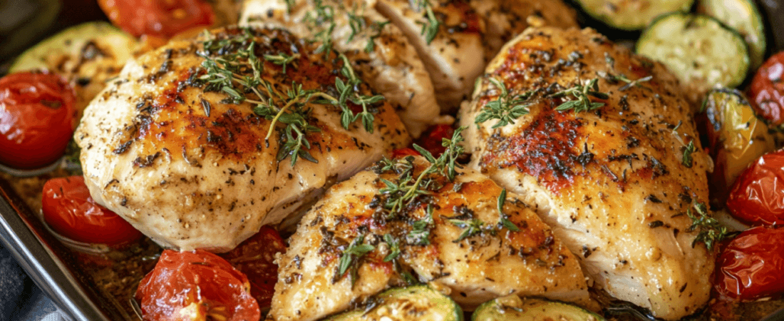 Healthy Protein Boost: One-Pan Garlic Chicken and Veggies You’ll Love